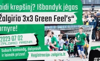 Prie "Žalgirio" arenos vėl vyks 3×3 turnyras: registracija jau prasidėjo